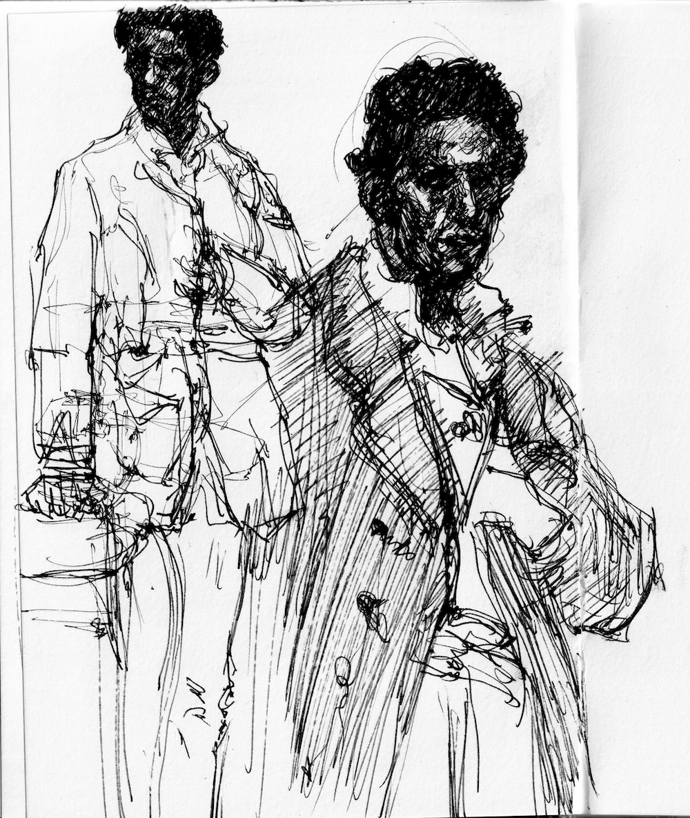 repin ink sketch