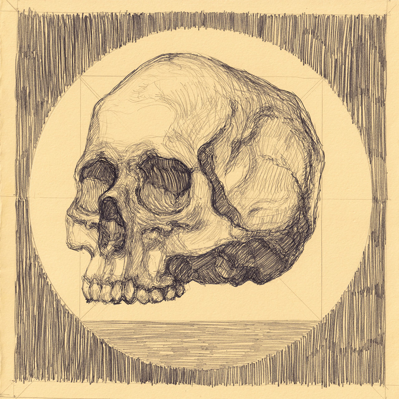 skull circle