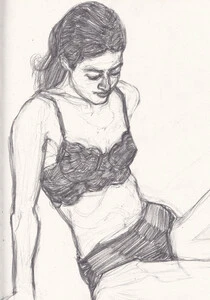 Artwork titled: 'figure sketch'