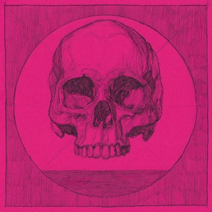 Artwork titled: 'skull circle pink'