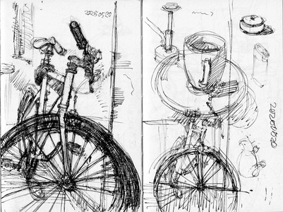 Artwork titled: 'bike'