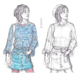 Artwork titled: 'costume design'