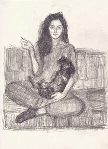 Artwork titled: 'dogmom'
