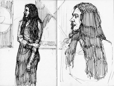 Artwork titled: 'exhibit sketch'