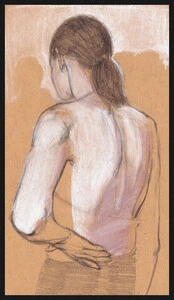 Artwork titled: 'hand and back study'