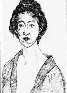 Artwork titled: 'japanese woman'