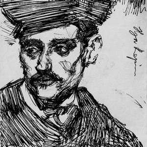 Artwork titled: 'repin head sketch'