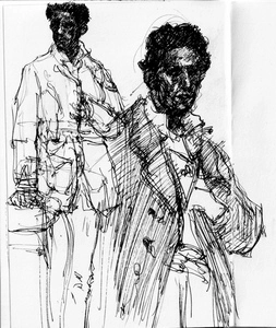 Artwork titled: 'repin ink sketch'