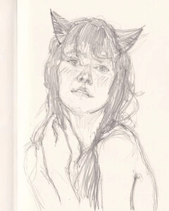 Artwork titled: 'viki catgirl 2'